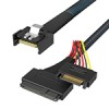 MCIO 4X 轉U.2(SFF-8639)+15P 多功能連接器