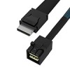 Oculink SFF-8611轉(zhuǎn)Mini SAS HD SFF-8643 高速線PCLE 4.0