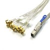 1M Mini SAS HD (SFF-8644) to (16) SMA RF Coax Cable